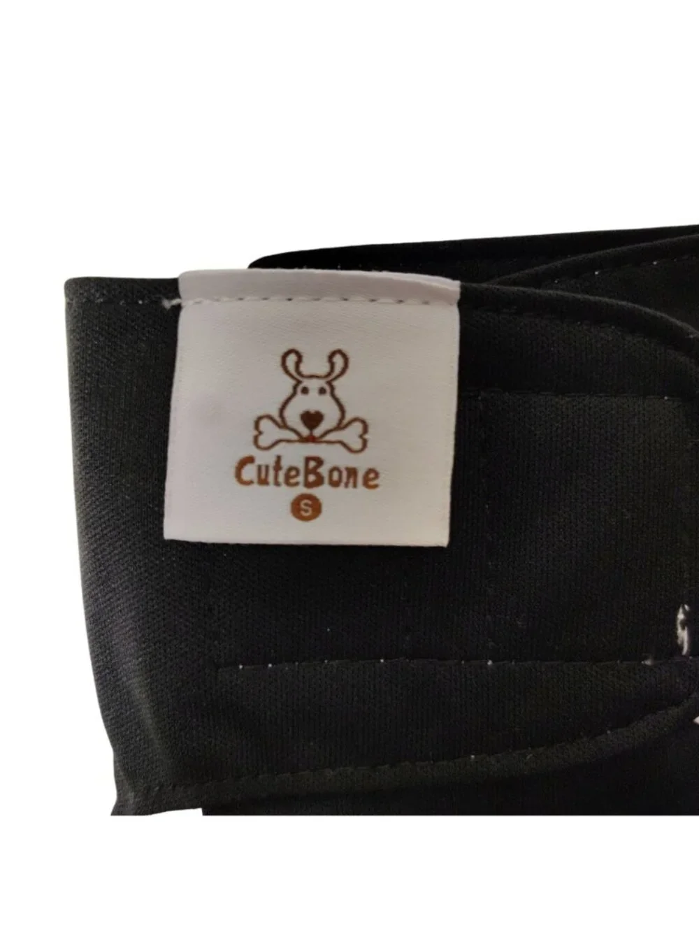 CuteBone Small Dog 3-Pack Black Reusable Adjustable Waterproof Dog Diapers